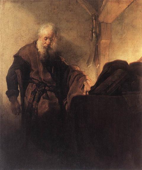 Rembrandt: St Paul at his Writing-Desk